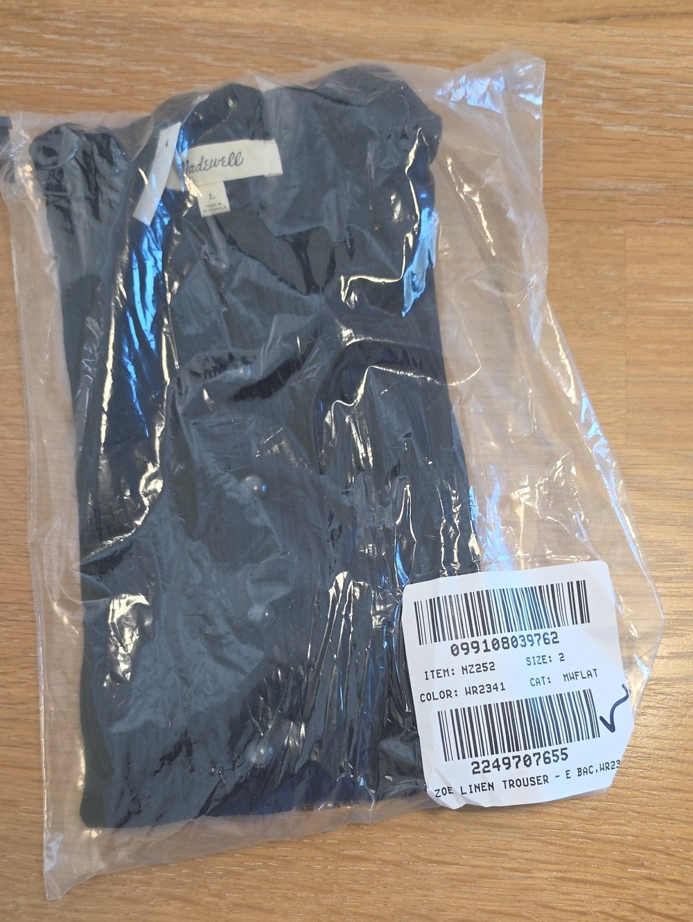 Madewell Men's Navy Double-Breasted Blazer Jacket